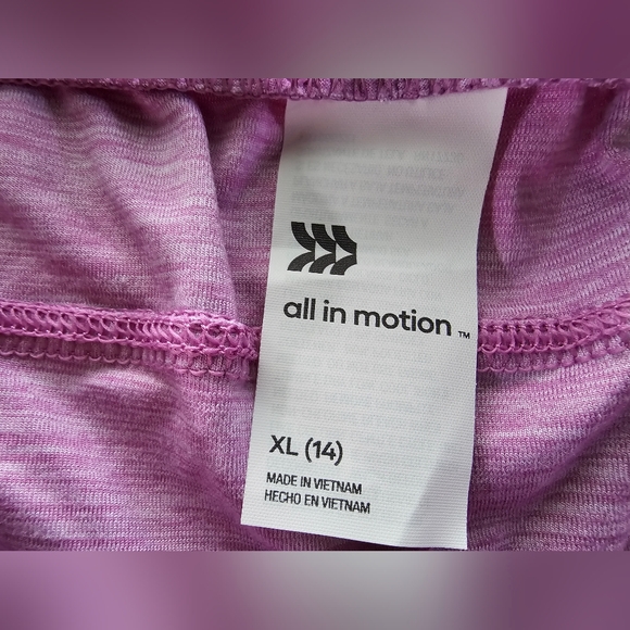 All in Motion Girls Shorts XL (14) - Picture 5 of 6